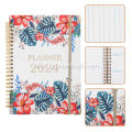 Personalized Monthly Academic Planner with Spiral Design